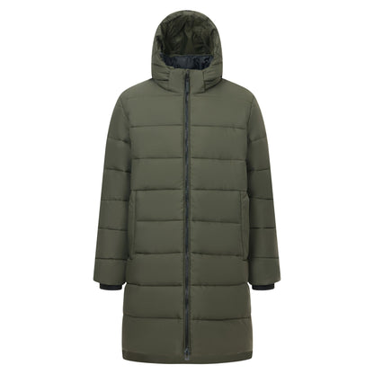 Dark Khaki - Front - Regatta Mens Montor Water Repellent Padded Jacket