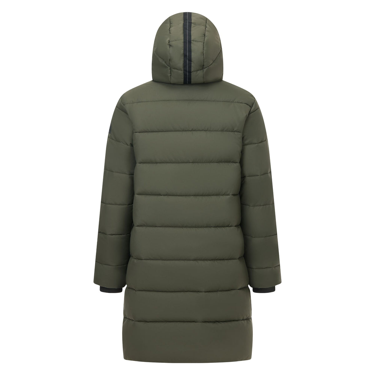Dark Khaki - Back - Regatta Mens Montor Water Repellent Padded Jacket