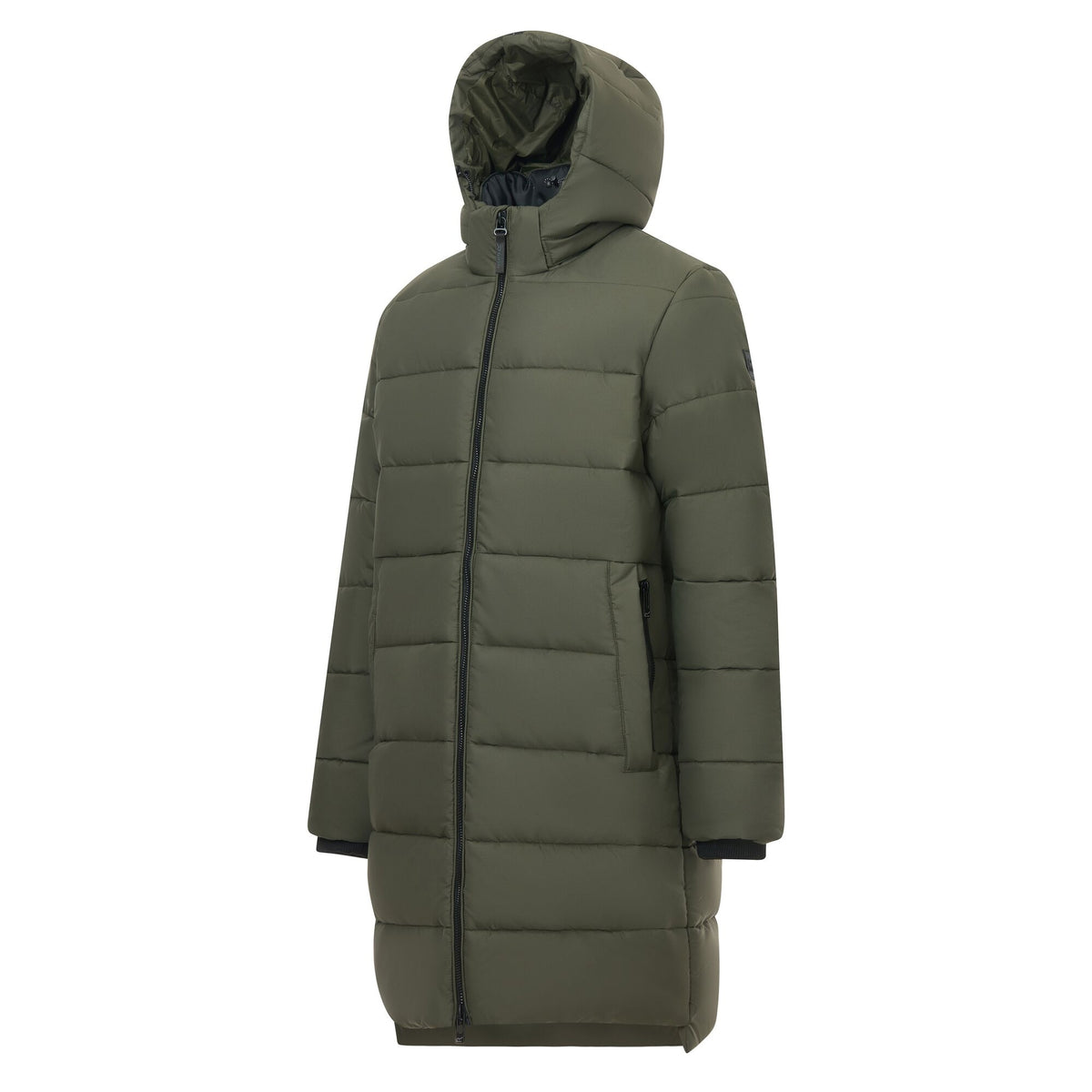 Dark Khaki - Side - Regatta Mens Montor Water Repellent Padded Jacket