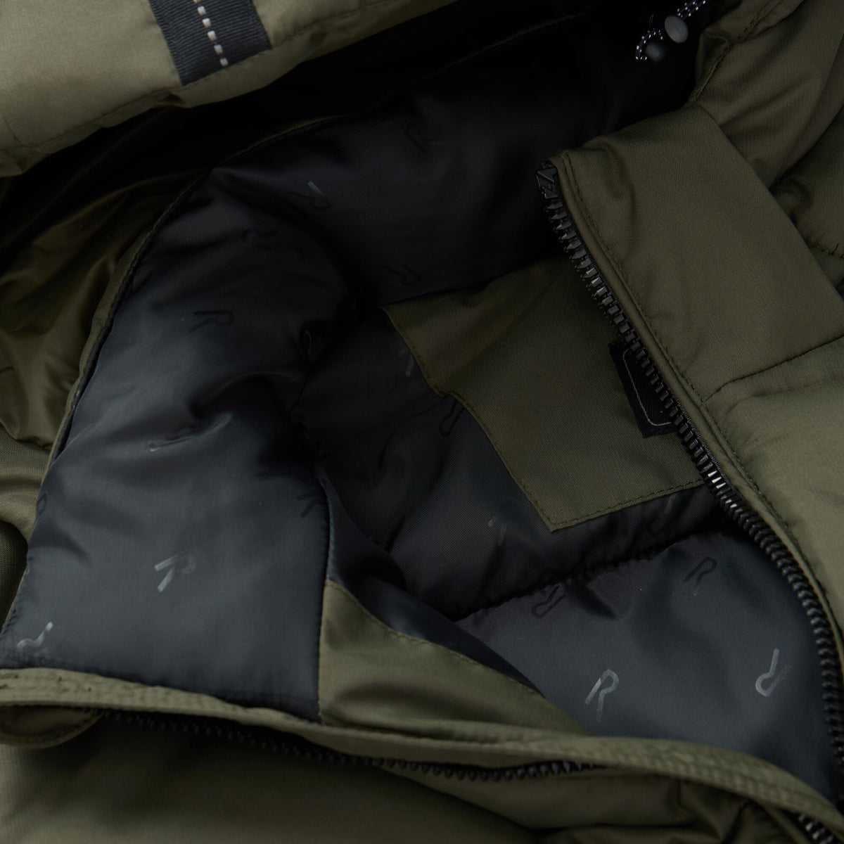 Dark Khaki - Pack Shot - Regatta Mens Montor Water Repellent Padded Jacket