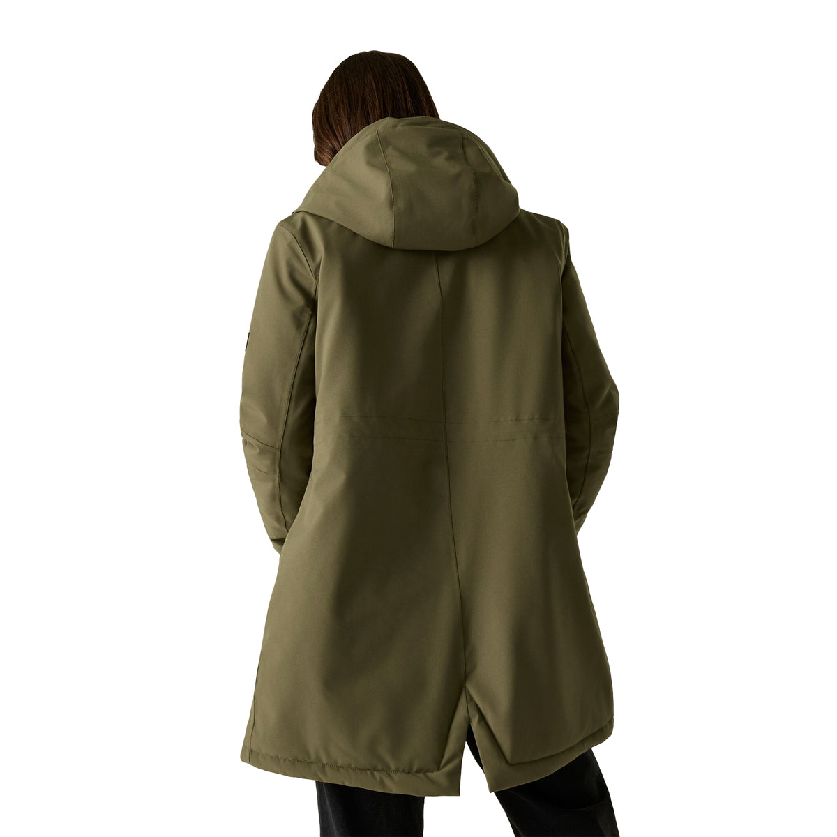 Bark Green - Back - Regatta Womens-Ladies Waterproof Insulated Jacket