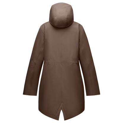 Mocha-Light Vanilla - Back - Regatta Womens-Ladies Waterproof Insulated Jacket