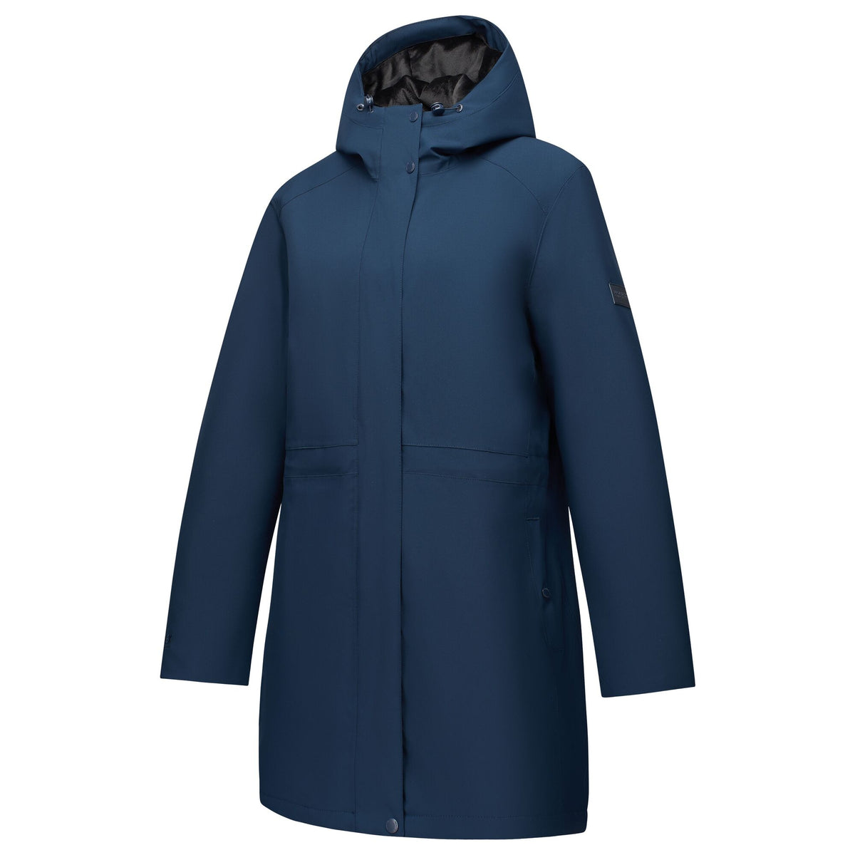 Navy-Black - Side - Regatta Womens-Ladies Waterproof Insulated Jacket