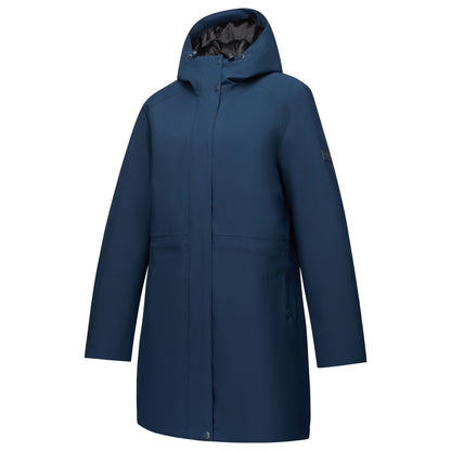 Navy-Black - Side - Regatta Womens-Ladies Waterproof Insulated Jacket