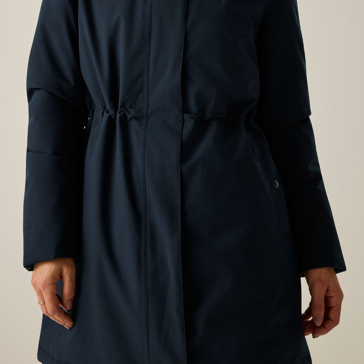 Navy-Black - Lifestyle - Regatta Womens-Ladies Waterproof Insulated Jacket