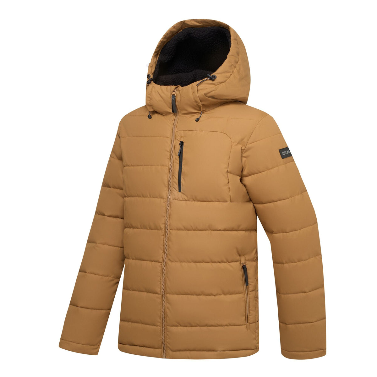 Rich Tan-Black - Side - Regatta Mens Frankie Padded Jacket
