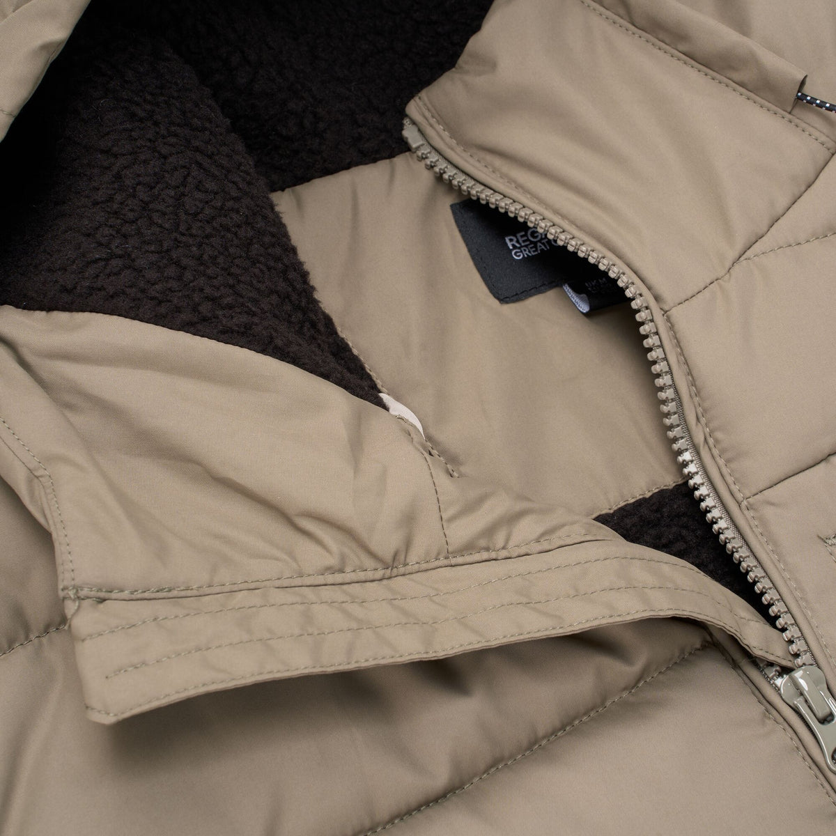 Smokey Olive-Black - Pack Shot - Regatta Mens Frankie Padded Jacket
