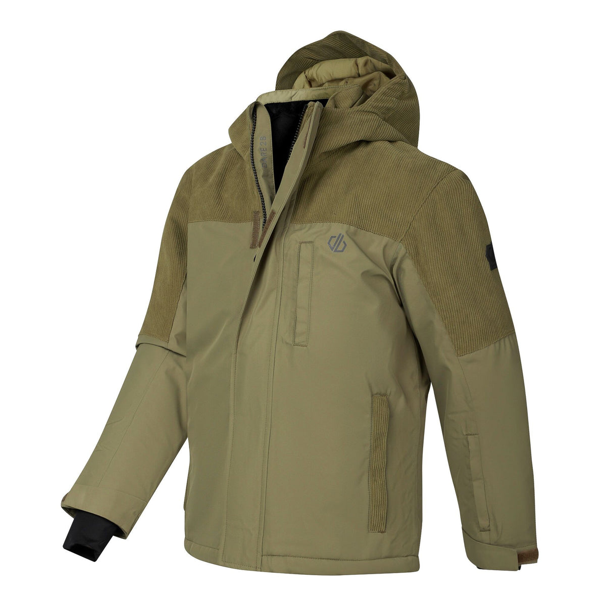 Martini Olive - Side - Dare 2B Childrens-Kids Chill Ski Jacket