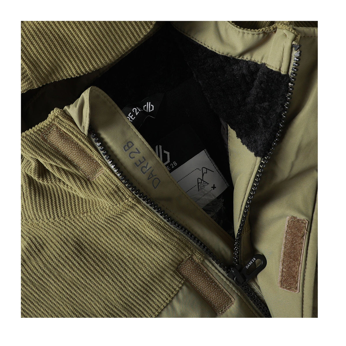 Martini Olive - Lifestyle - Dare 2B Childrens-Kids Chill Ski Jacket