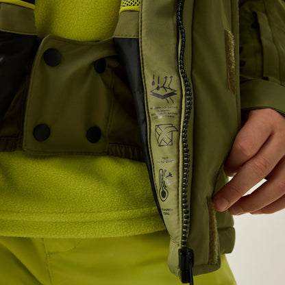 Martini Olive - Pack Shot - Dare 2B Childrens-Kids Chill Ski Jacket