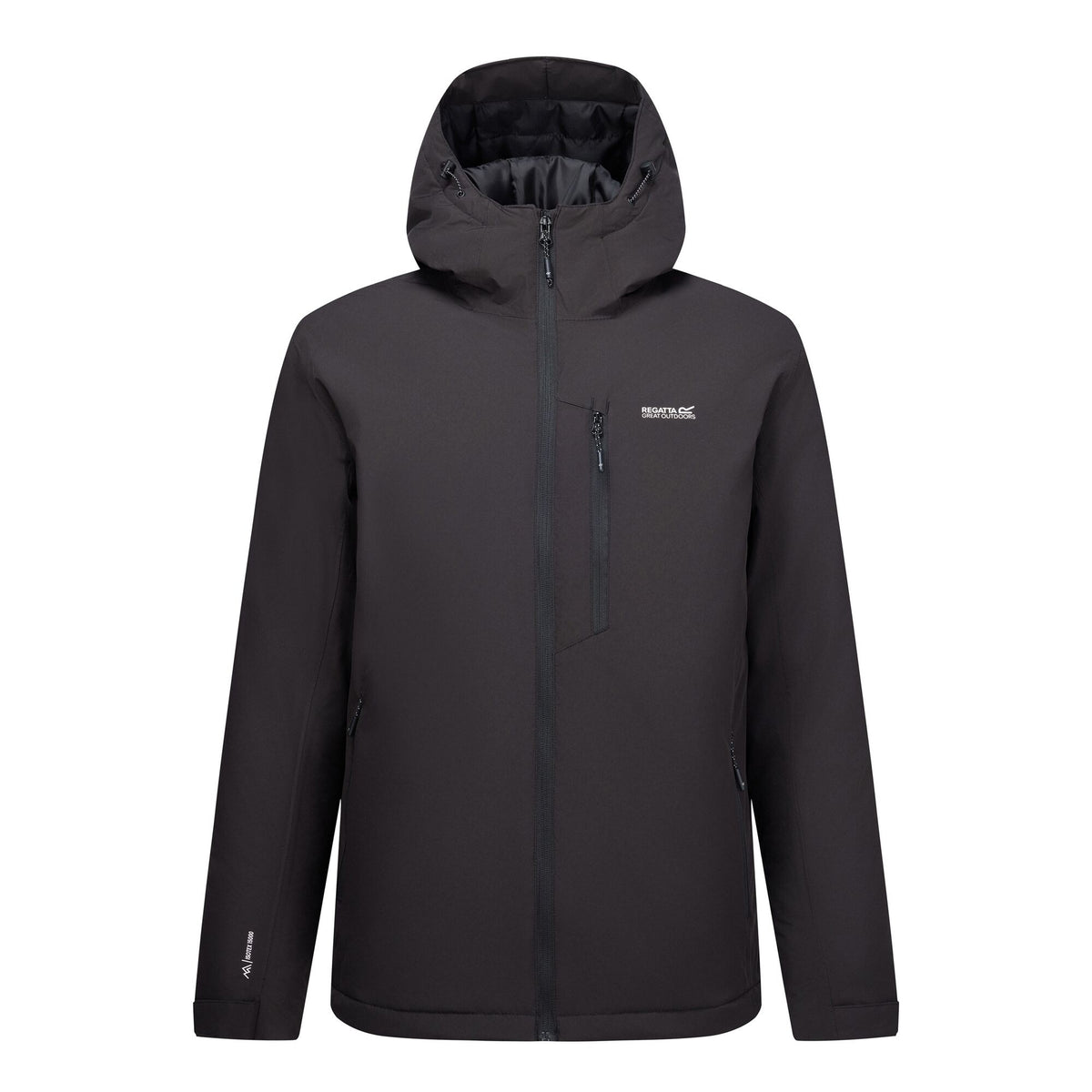 Black - Front - Regatta Mens Allston Waterproof Jacket