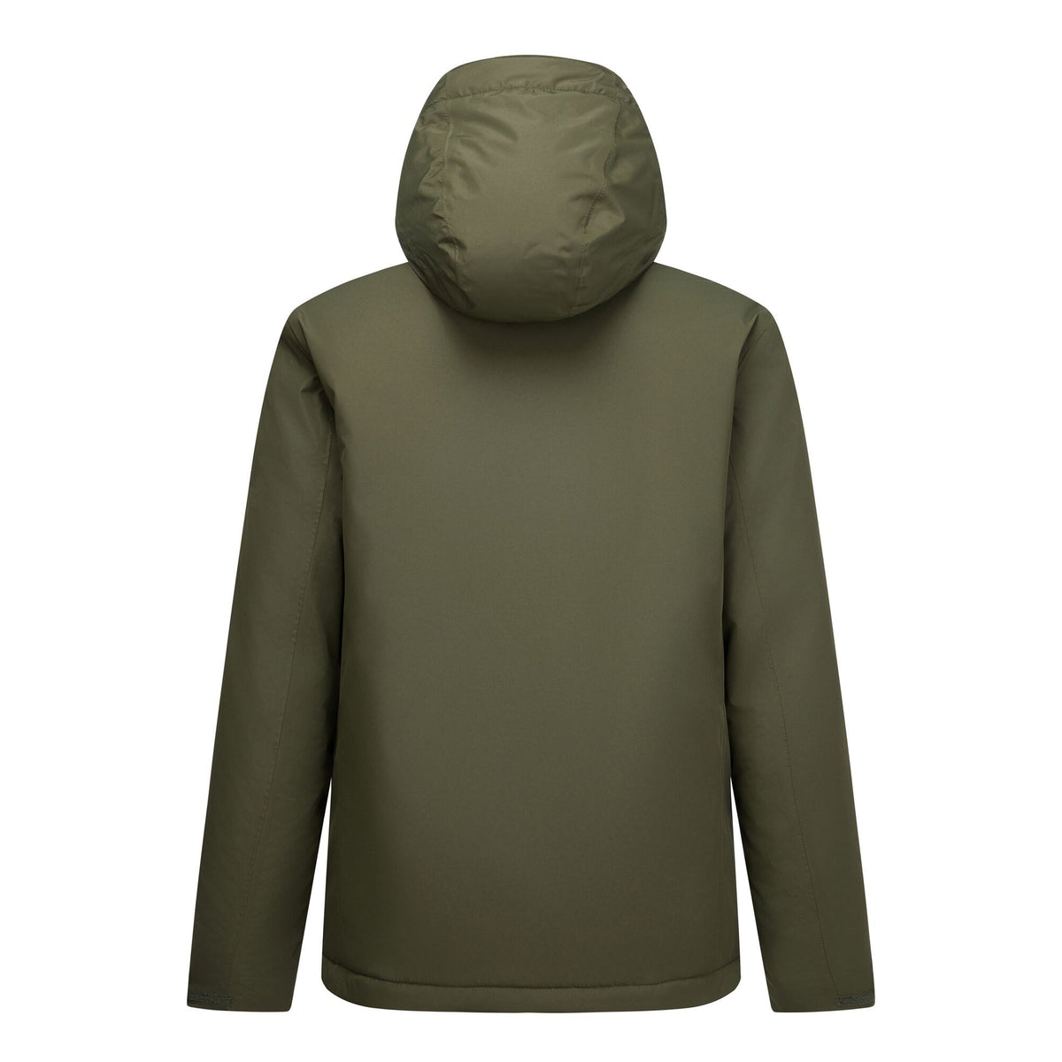 Dark Khaki-Wood Brown - Back - Regatta Mens Allston Waterproof Jacket