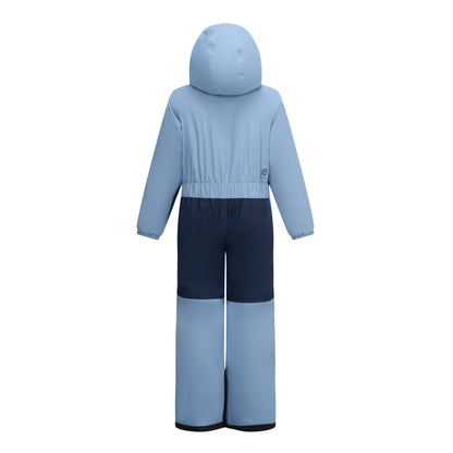 Dusky Blue-Navy - Back - Dare 2B Childrens-Kids Rodeo Snowsuit