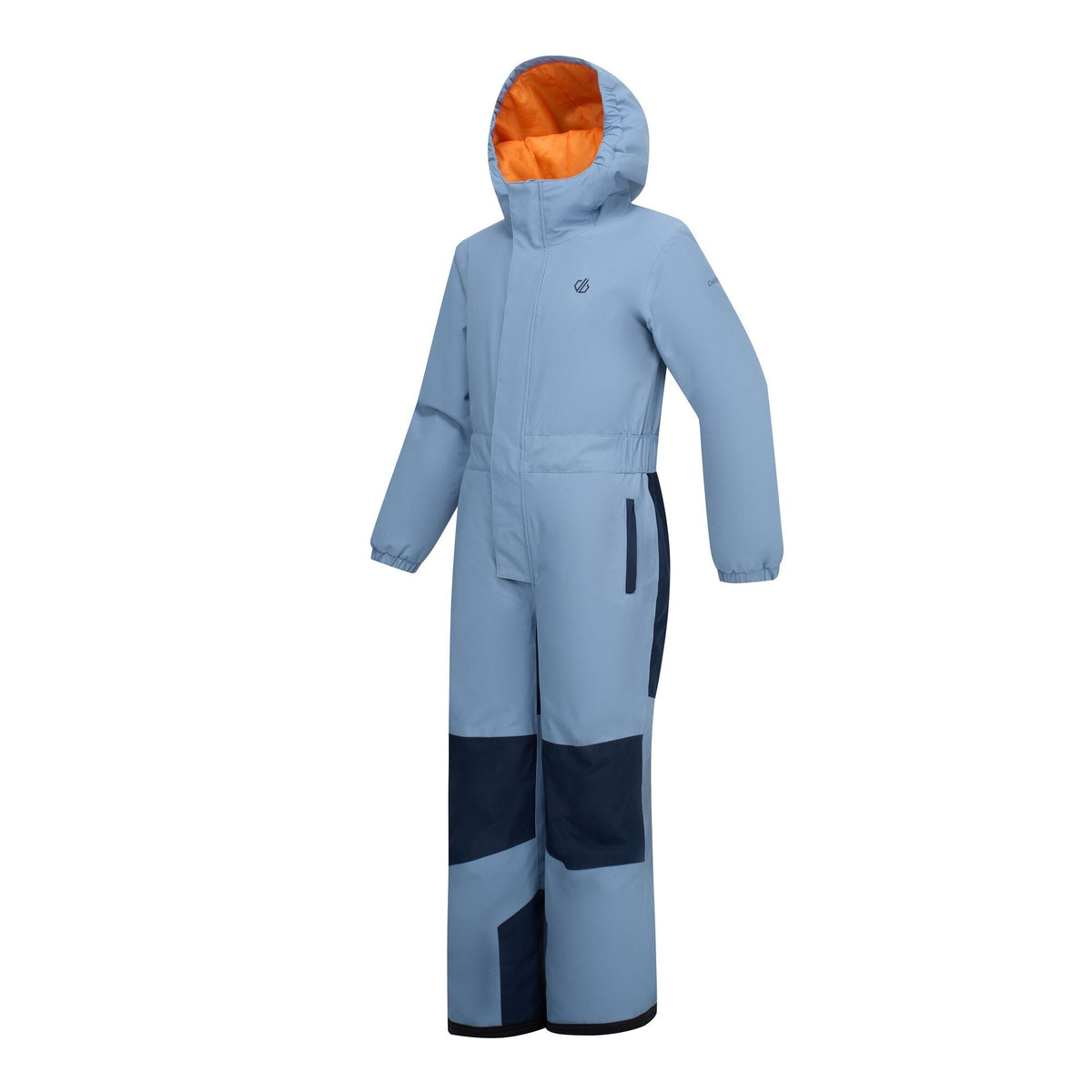 Dusky Blue-Navy - Side - Dare 2B Childrens-Kids Rodeo Snowsuit