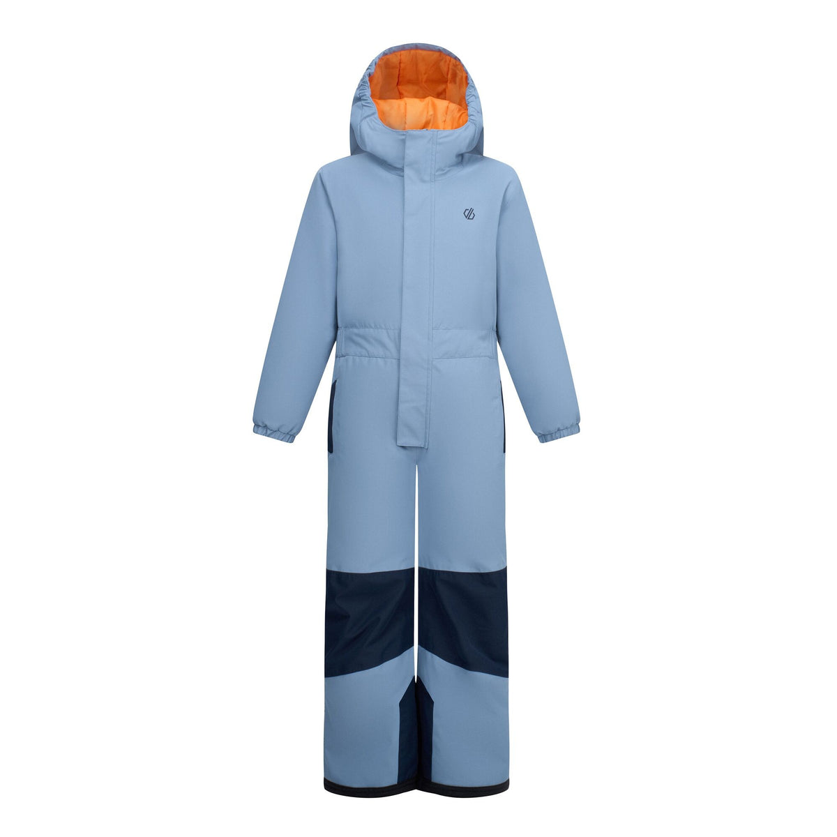 Dusky Blue-Navy - Front - Dare 2B Childrens-Kids Rodeo Snowsuit