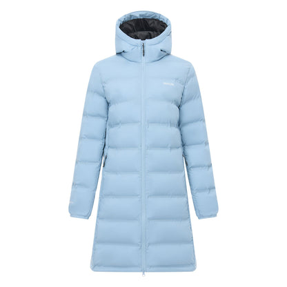 Dusky Blue - Front - Regatta Womens-Ladies Altoro Longline Padded Jacket