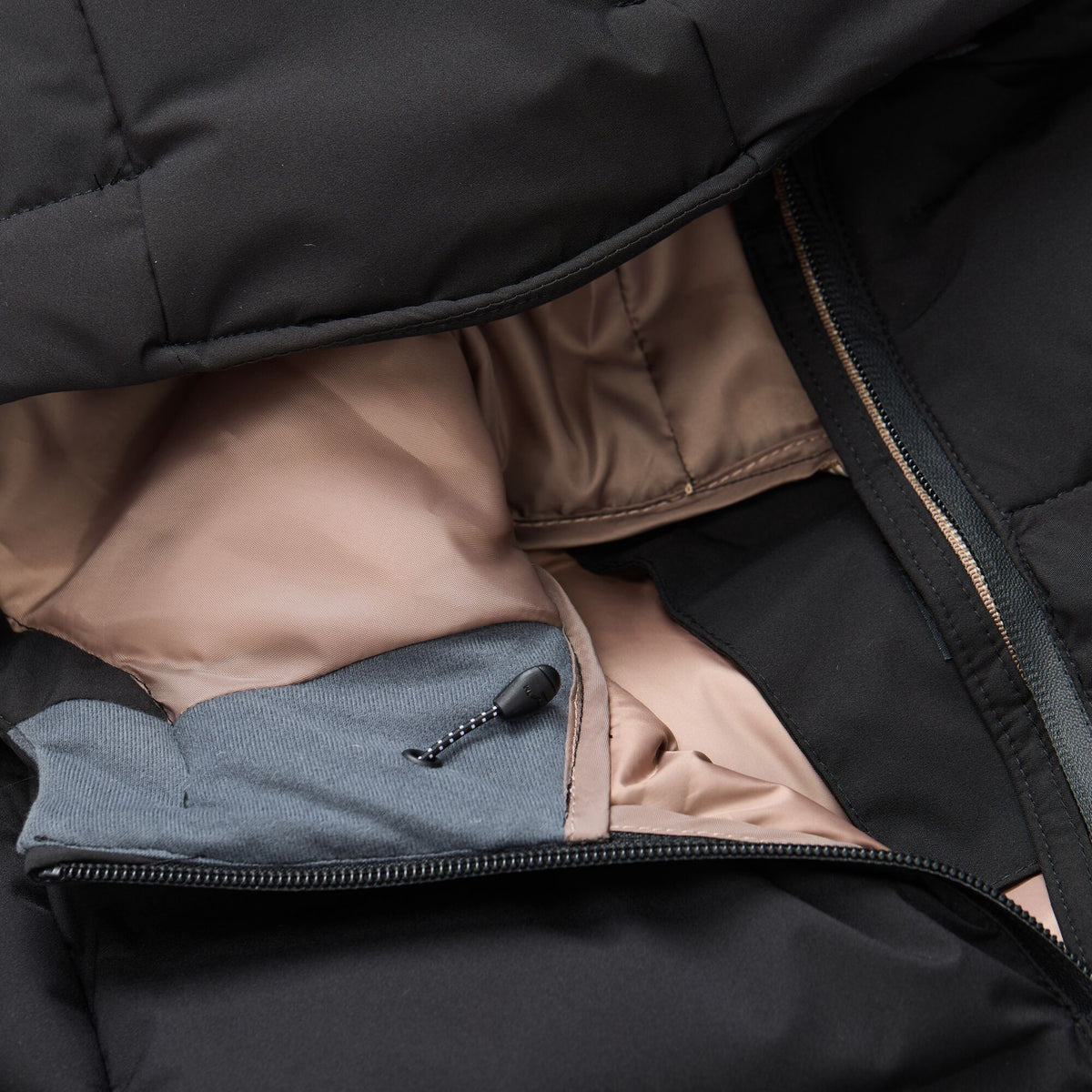 Black-Mocha - Pack Shot - Regatta Womens-Ladies Altoro Longline Padded Jacket