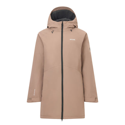 Mocha - Front - Regatta Womens-Ladies Mabrie Insulated Waterproof Jacket