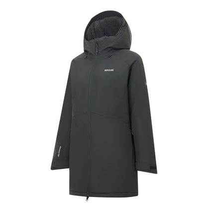 Black - Side - Regatta Womens-Ladies Mabrie Insulated Waterproof Jacket