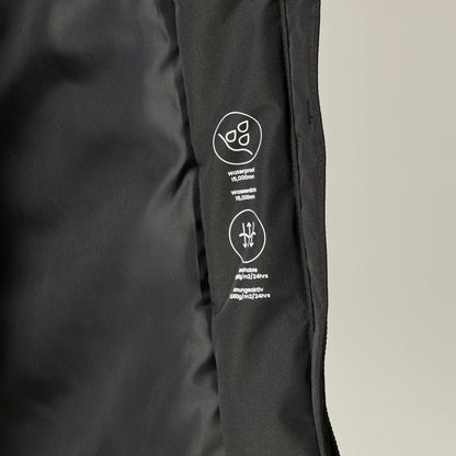 Black - Close up - Regatta Womens-Ladies Mabrie Insulated Waterproof Jacket