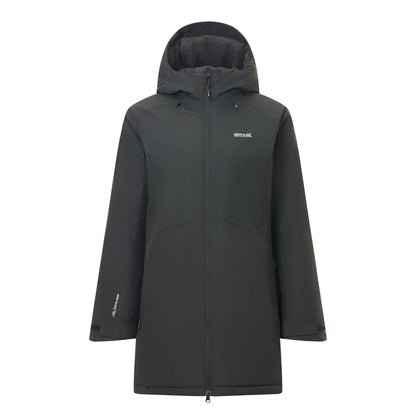 Black - Front - Regatta Womens-Ladies Mabrie Insulated Waterproof Jacket