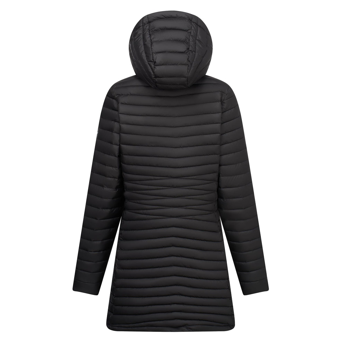 Black - Back - Regatta Womens-Ladies Selenar Quilted Long Jacket