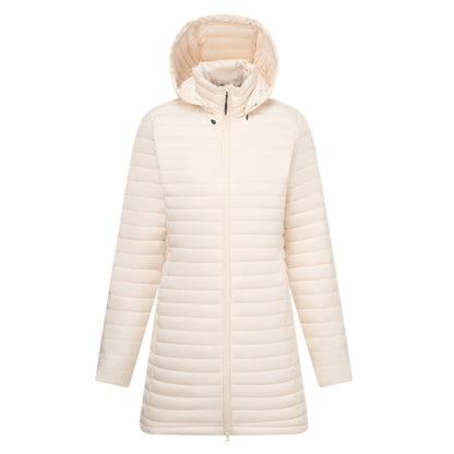 Light Vanilla - Front - Regatta Womens-Ladies Selenar Quilted Long Jacket