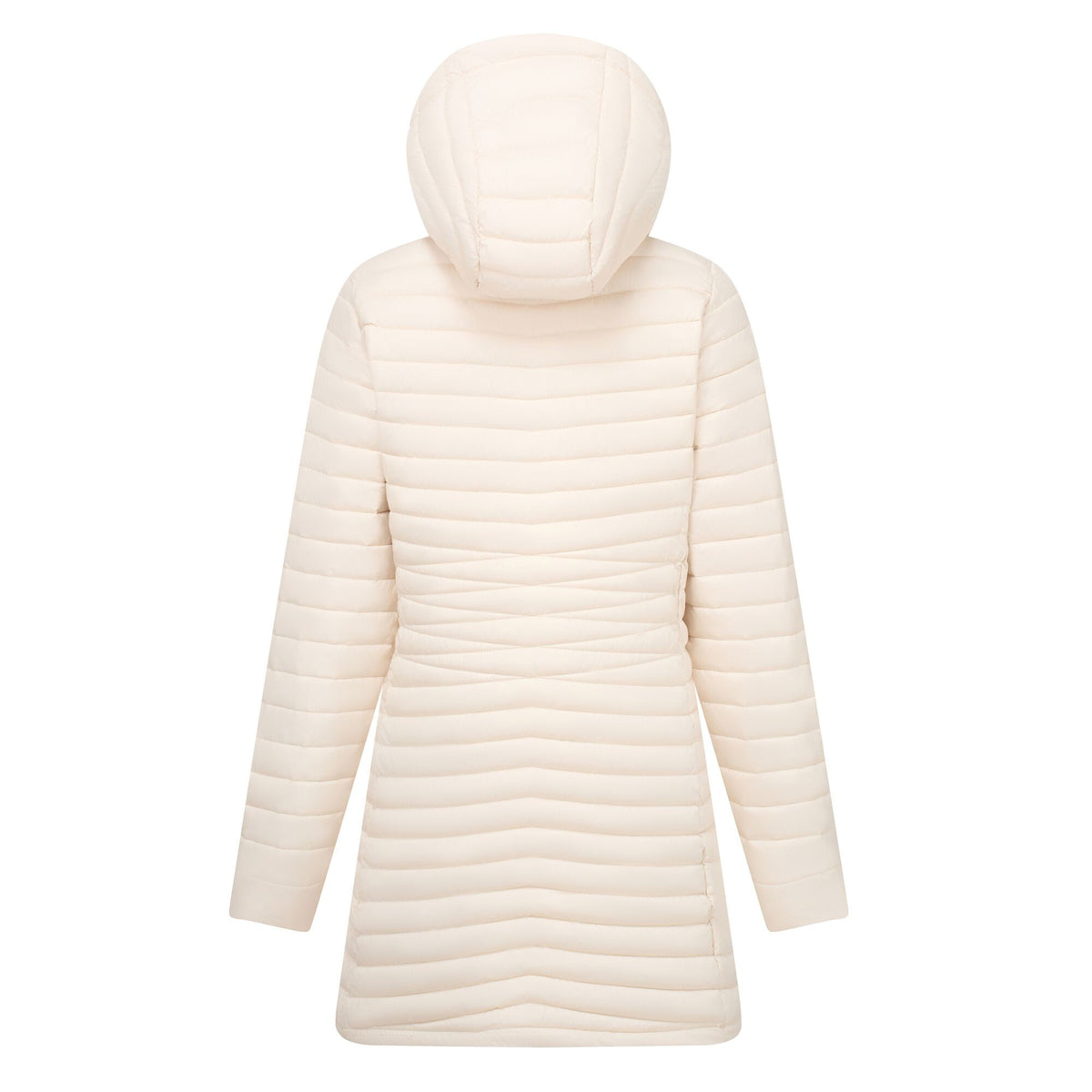 Light Vanilla - Back - Regatta Womens-Ladies Selenar Quilted Long Jacket