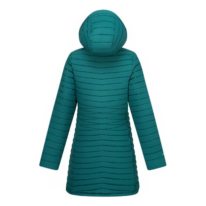 Mediterranea - Back - Regatta Womens-Ladies Selenar Quilted Long Jacket