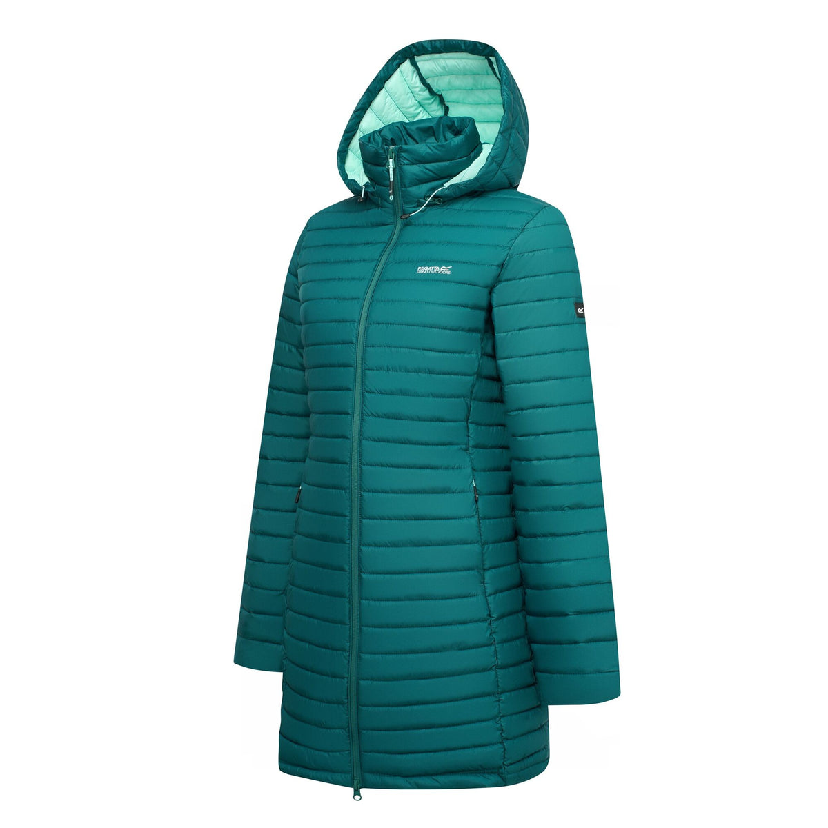 Mediterranea - Side - Regatta Womens-Ladies Selenar Quilted Long Jacket