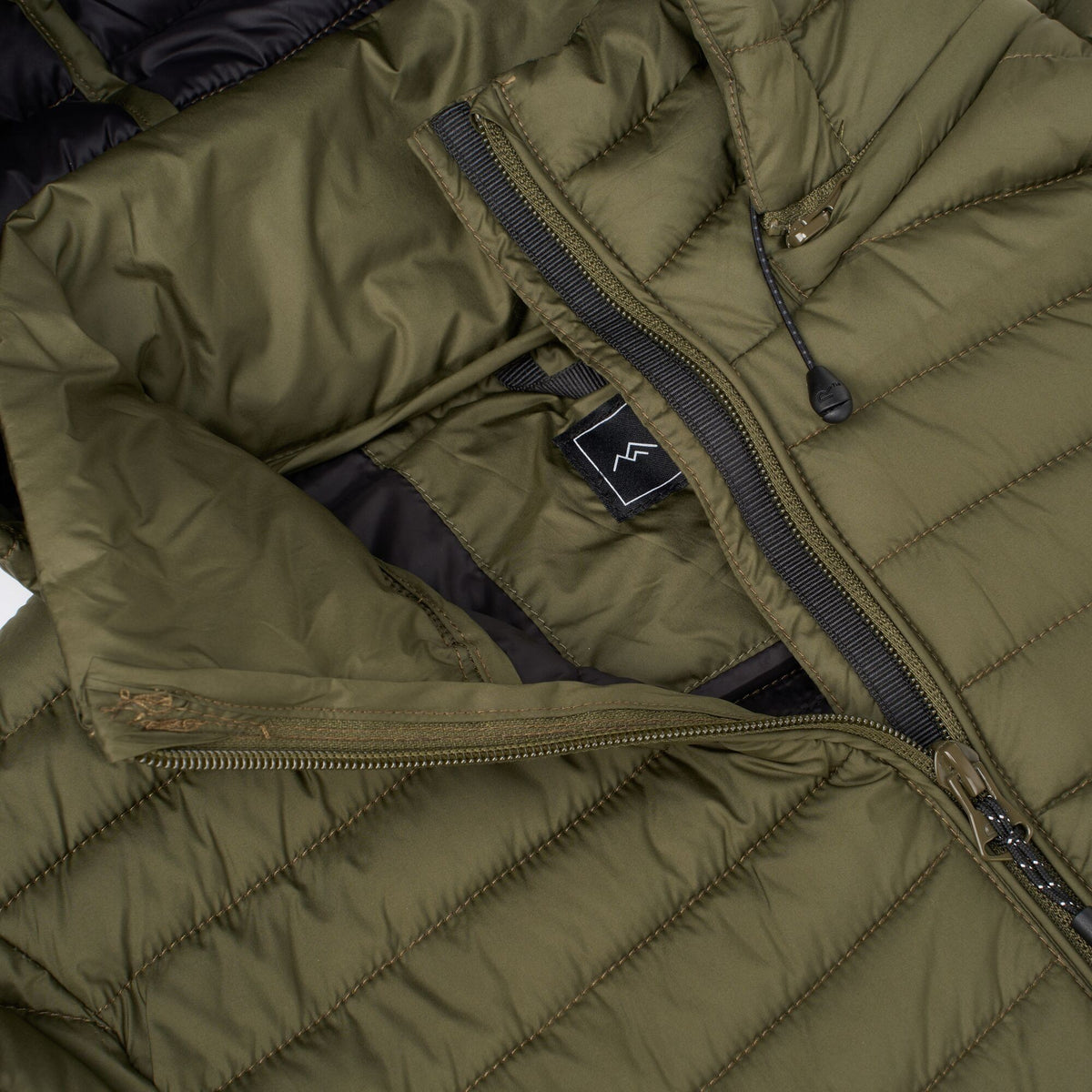 Olive Night - Pack Shot - Regatta Womens-Ladies Selenar Quilted Long Jacket