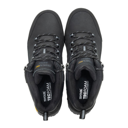 Black - Lifestyle - Regatta Mens Burrell Leather Walking Boots