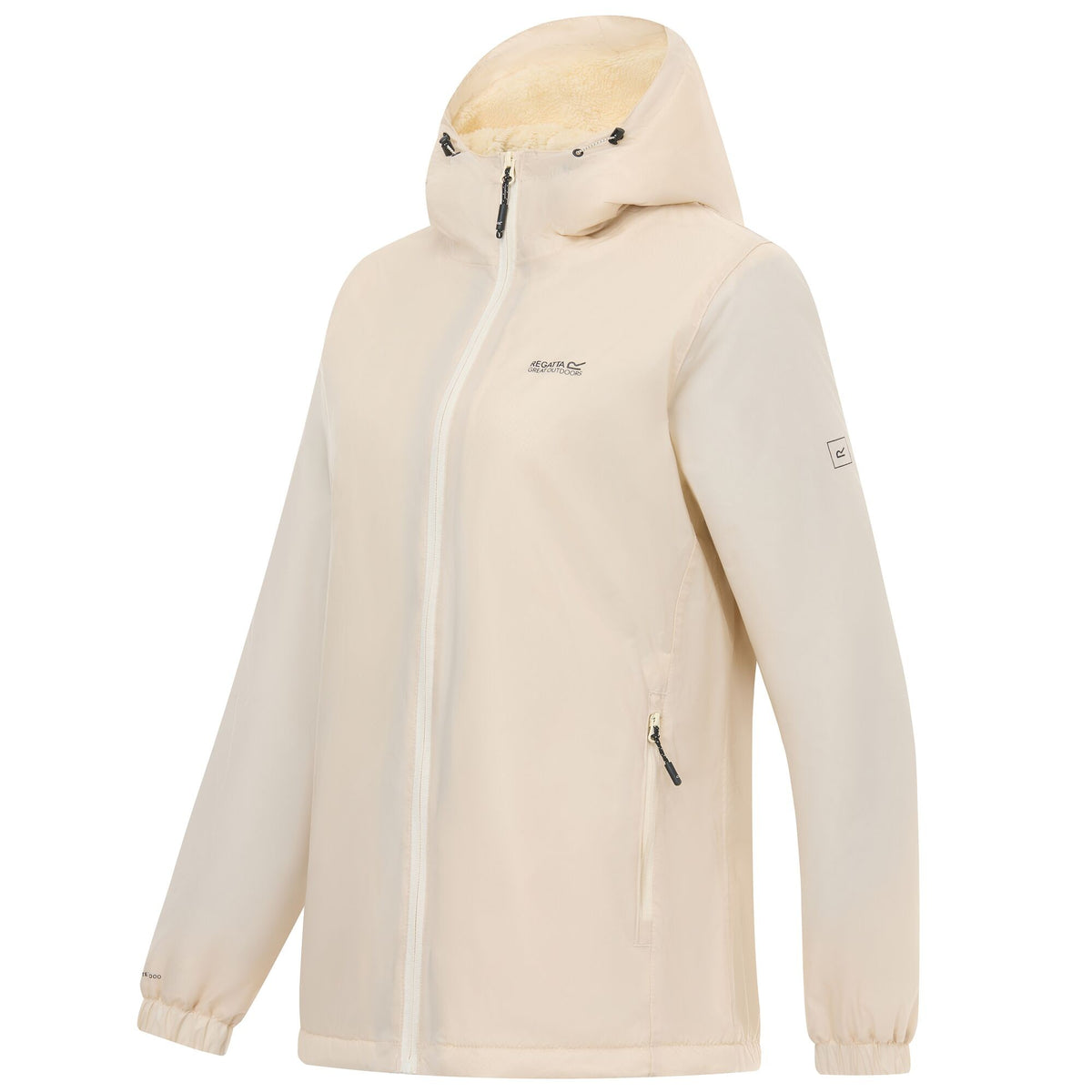 Light Vanilla - Side - Regatta Womens-Ladies Kygo Fleece Lined Jacket
