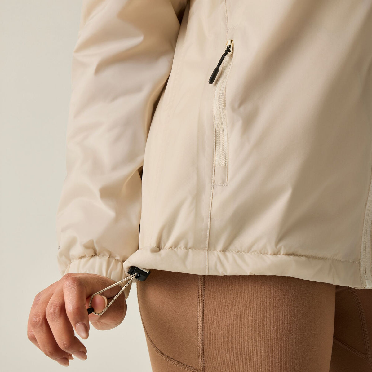 Light Vanilla - Close up - Regatta Womens-Ladies Kygo Fleece Lined Jacket