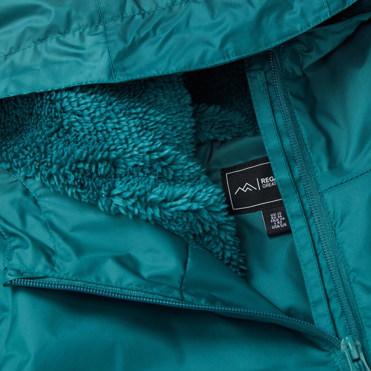 Mediterranea - Pack Shot - Regatta Womens-Ladies Kygo Fleece Lined Jacket