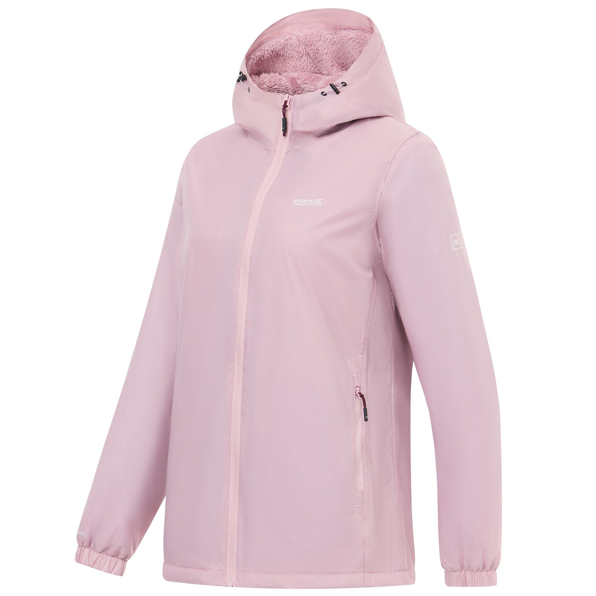 Powder Lilac - Side - Regatta Womens-Ladies Kygo Fleece Lined Jacket