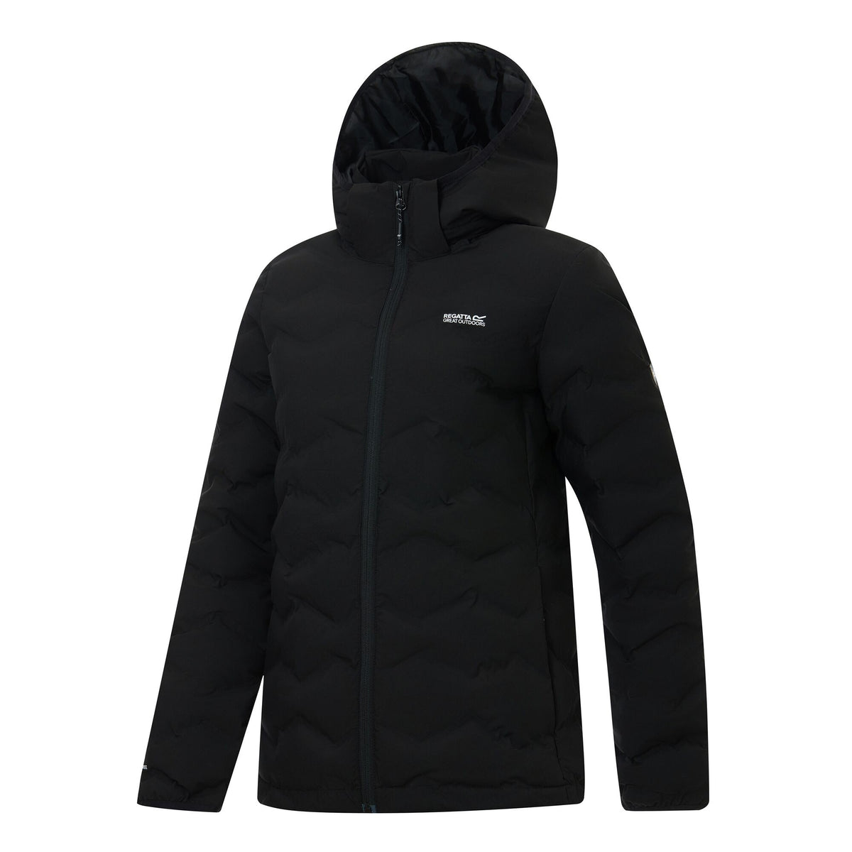 Black - Side - Regatta Womens-Ladies Deyla Quilted Padded Jacket