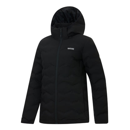 Black - Side - Regatta Womens-Ladies Deyla Quilted Padded Jacket