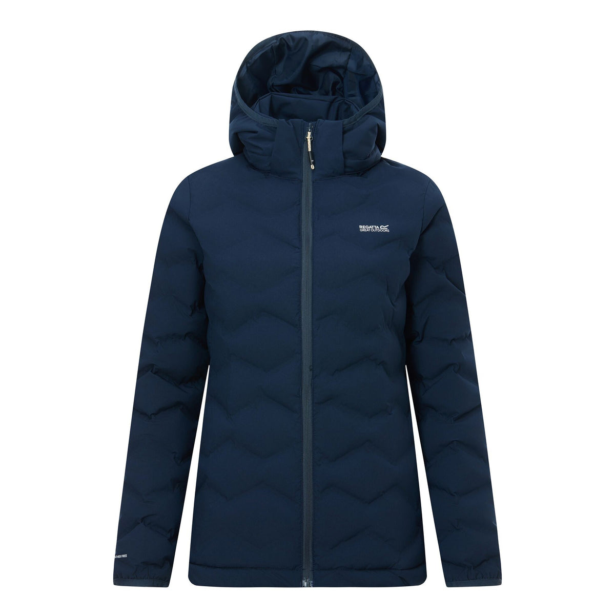 Navy - Front - Regatta Womens-Ladies Deyla Quilted Padded Jacket