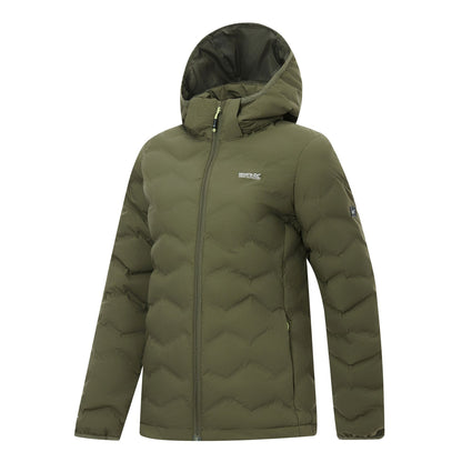 Olive Night - Side - Regatta Womens-Ladies Deyla Quilted Padded Jacket