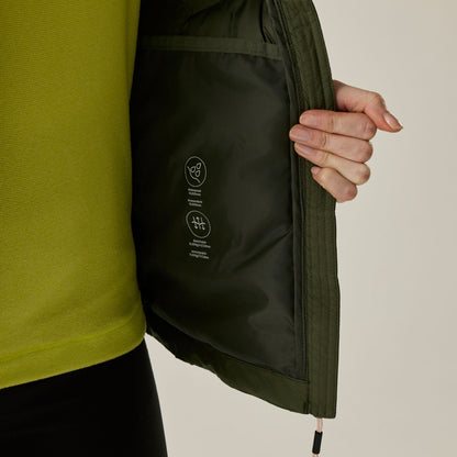 Olive Night - Close up - Regatta Womens-Ladies Deyla Quilted Padded Jacket