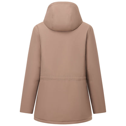 Mocha - Back - Regatta Womens-Ladies Melina Waterproof Jacket