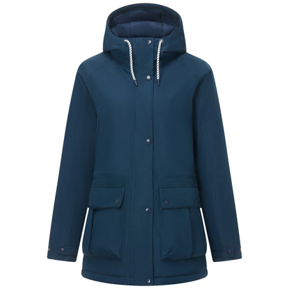 Navy - Front - Regatta Womens-Ladies Melina Waterproof Jacket