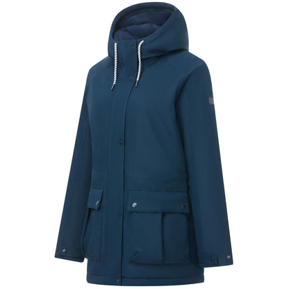 Navy - Side - Regatta Womens-Ladies Melina Waterproof Jacket