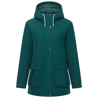Deep Pine - Front - Regatta Womens-Ladies Melina Waterproof Jacket
