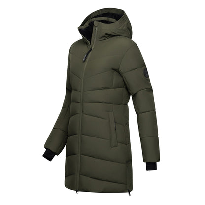 Dark Khaki - Side - Regatta Womens-Ladies Slim Padded Jacket