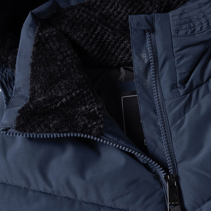 Navy - Close up - Regatta Womens-Ladies Slim Padded Jacket