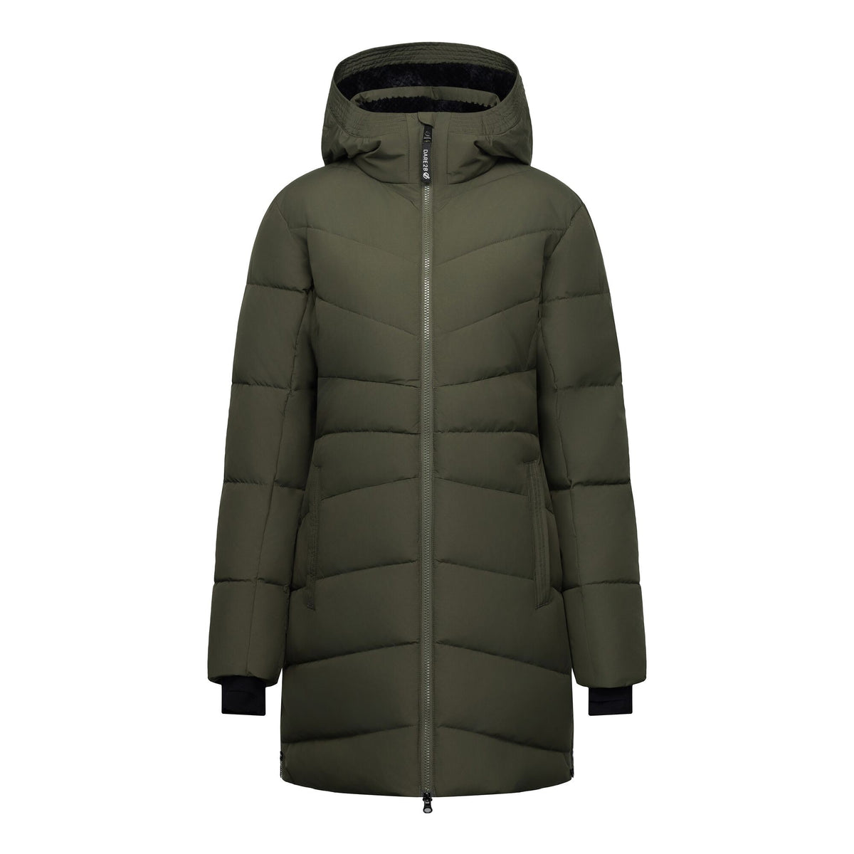 Dark Khaki - Front - Regatta Womens-Ladies Slim Padded Jacket
