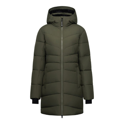 Dark Khaki - Front - Regatta Womens-Ladies Slim Padded Jacket