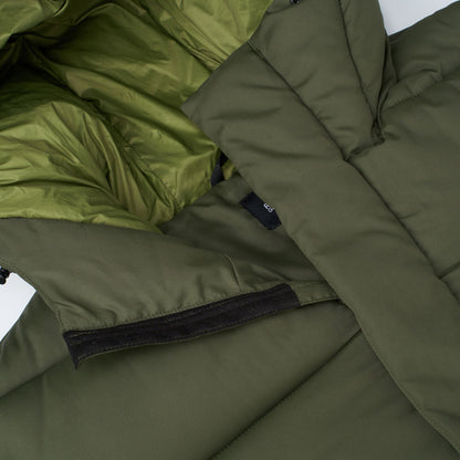 Dark Khaki-Nephrite Green - Pack Shot - Regatta Mens Marek Longline Hybrid Jacket